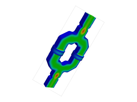 S3P field in a waveguide component