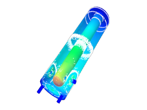 Track3P multipacting particles in a coupler